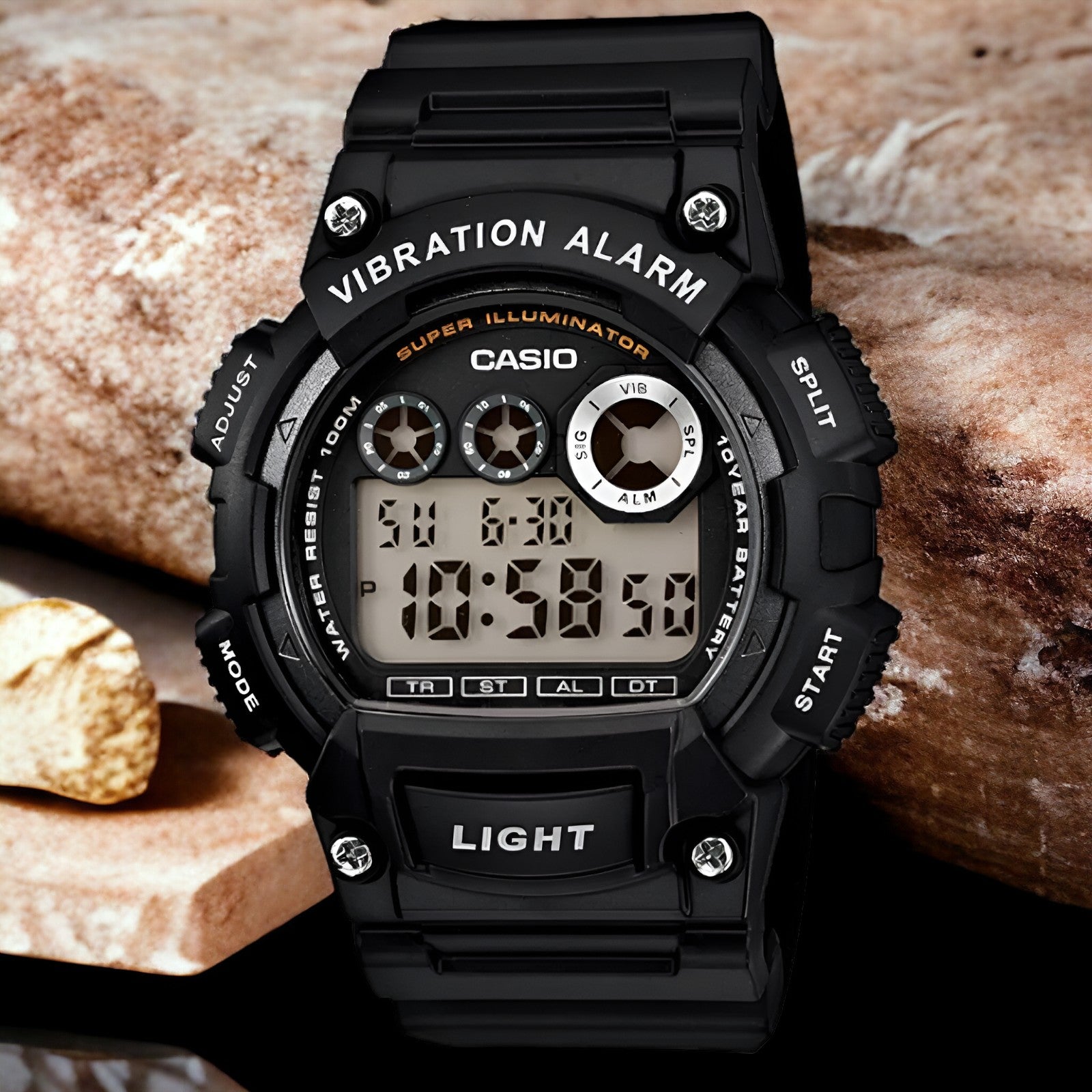 Reloj Casio de Hombre Negro W-735H-1AVDF Classic Digital