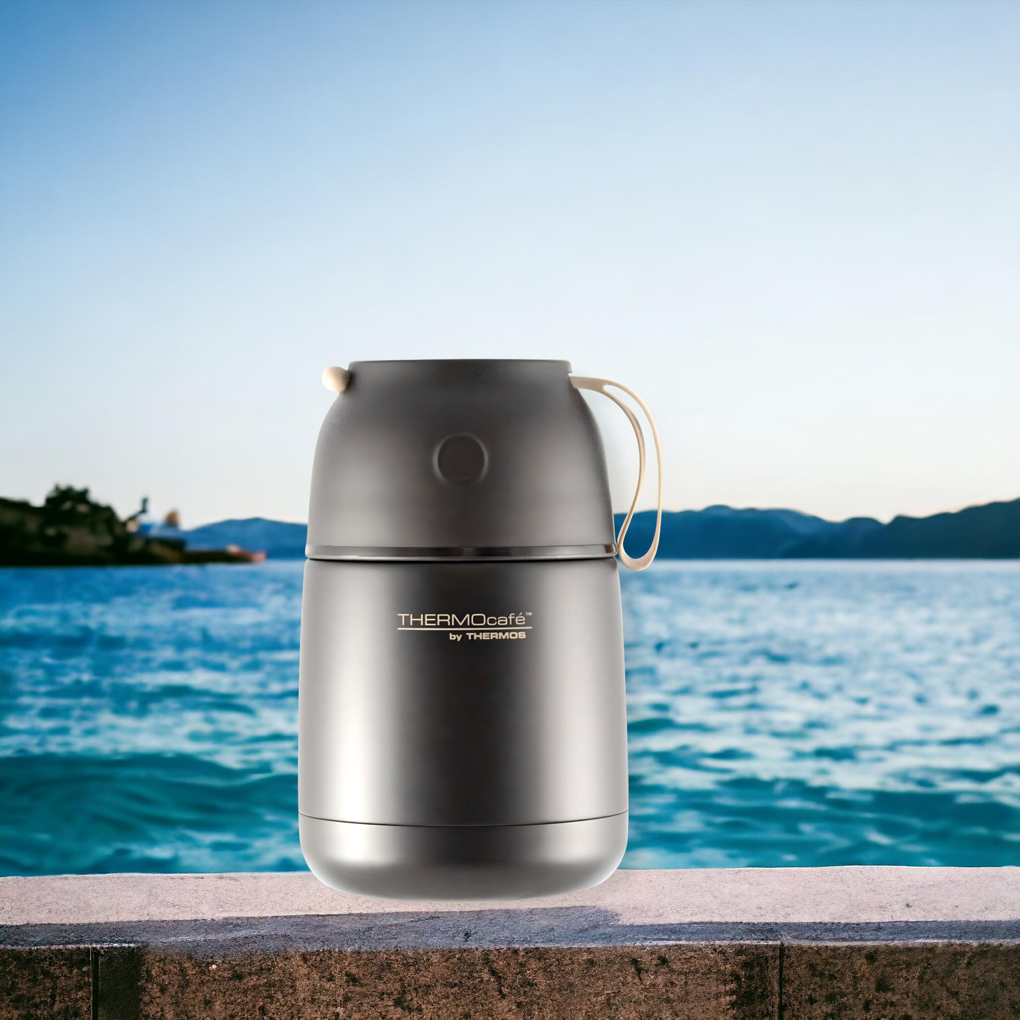 Termo de Comida Camel Acero Inoxidable 450ML DDFJ-450 Negro