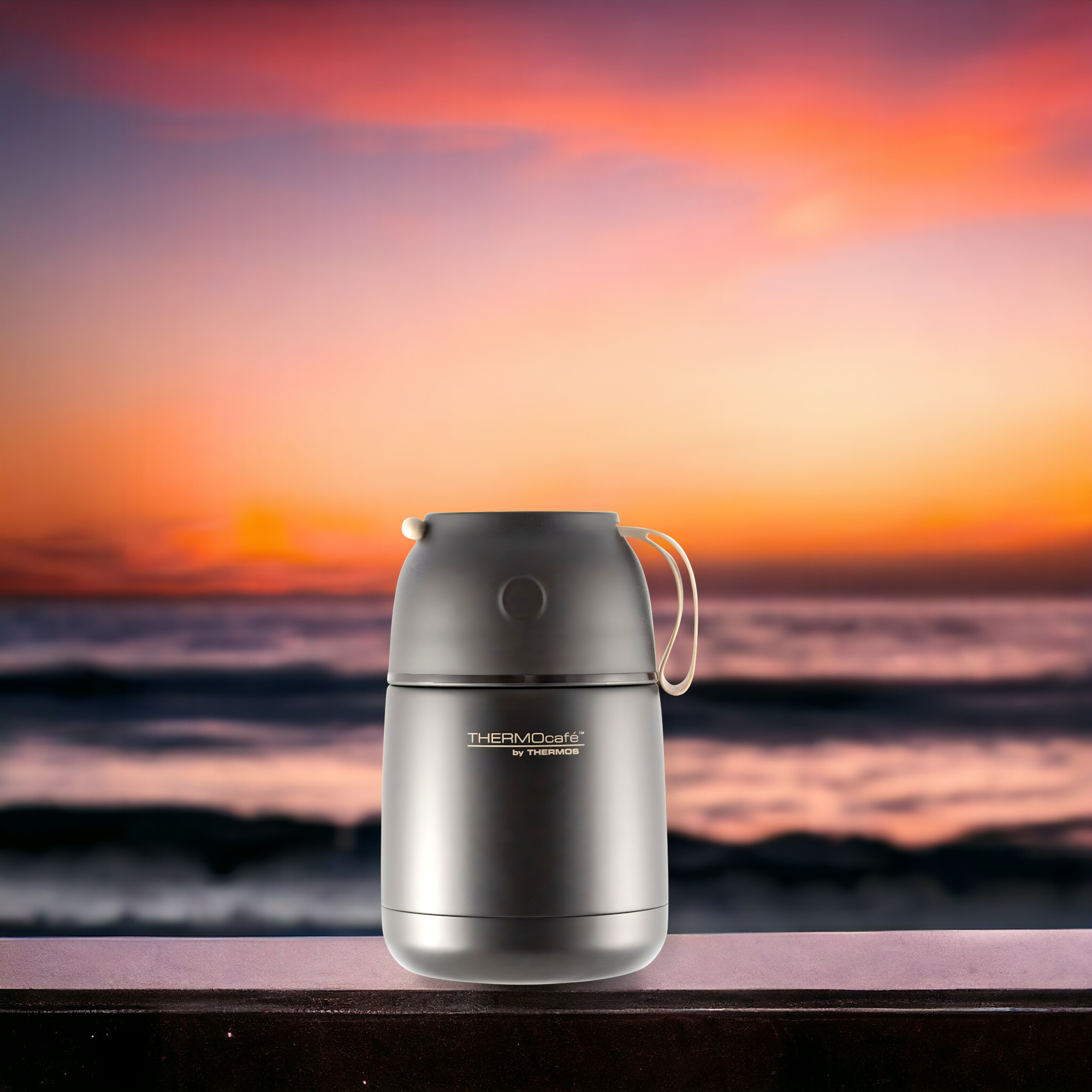 Termo de Comida Camel Acero Inoxidable 450ML DDFJ-450 Negro