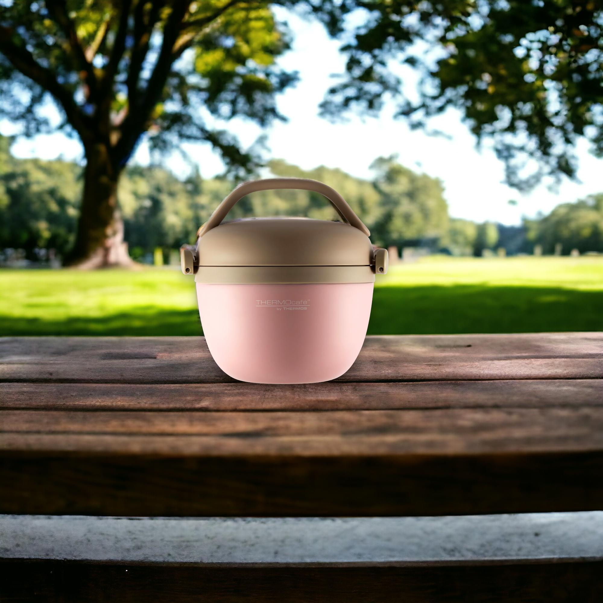 Termo de Comida de Acero Inoxidable 600ML CRB-600 Rosado