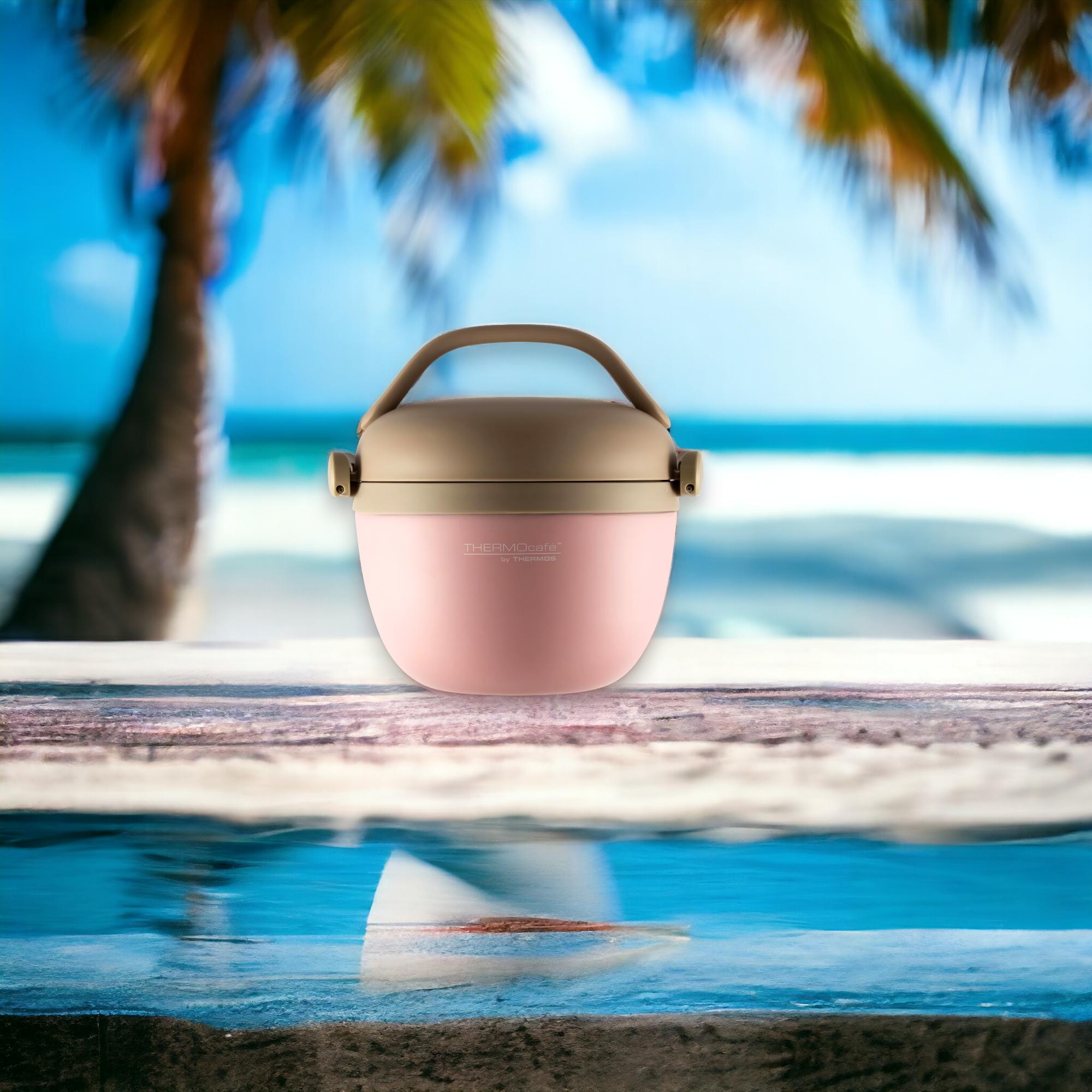 Termo de Comida de Acero Inoxidable 600ML CRB-600 Rosado