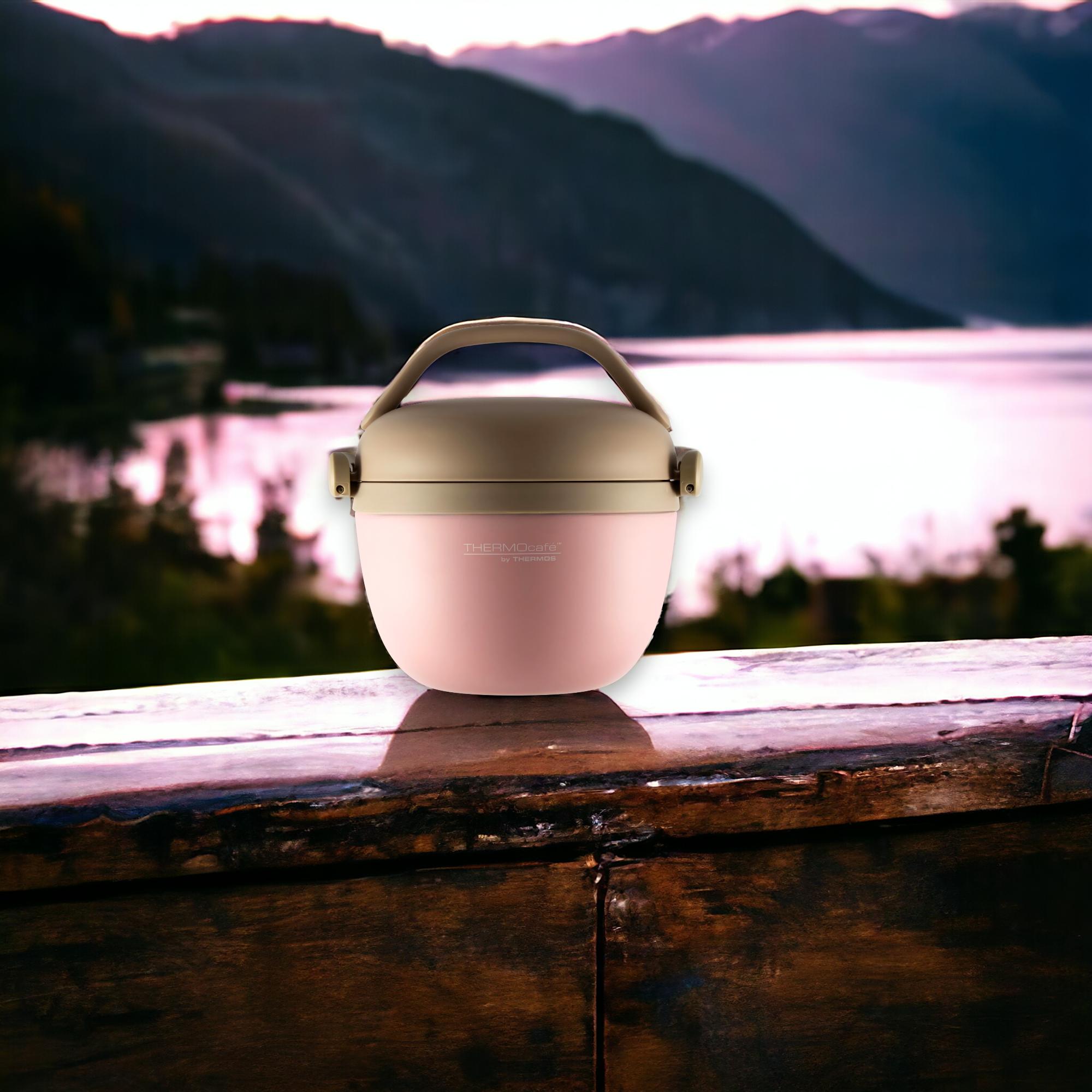 Termo de Comida de Acero Inoxidable 600ML CRB-600 Rosado