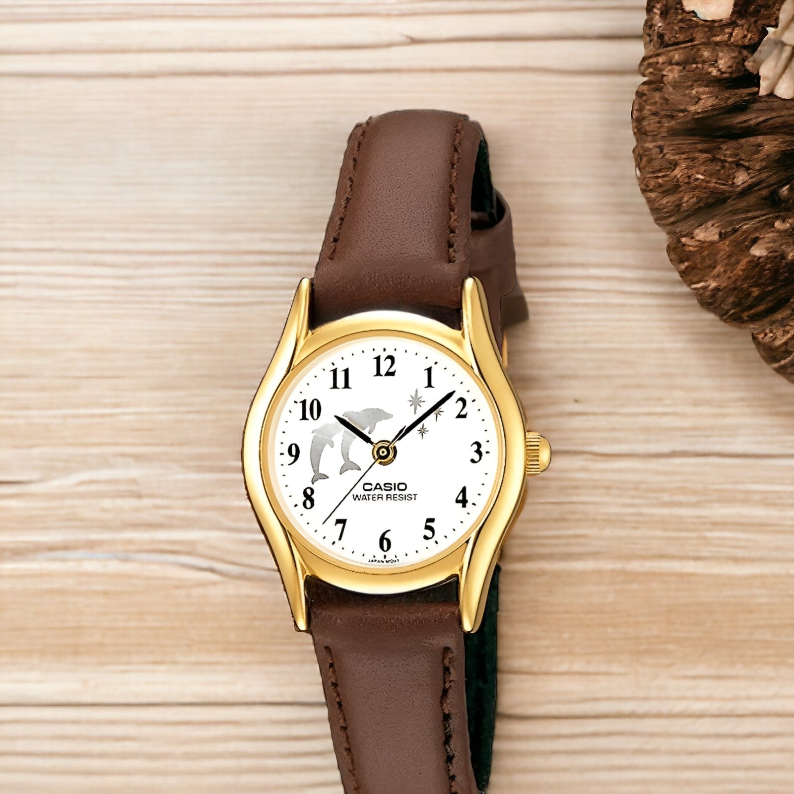 Reloj Casio de Mujer Cuero Golden Edition Ltp-1094Q-7B9Rdf