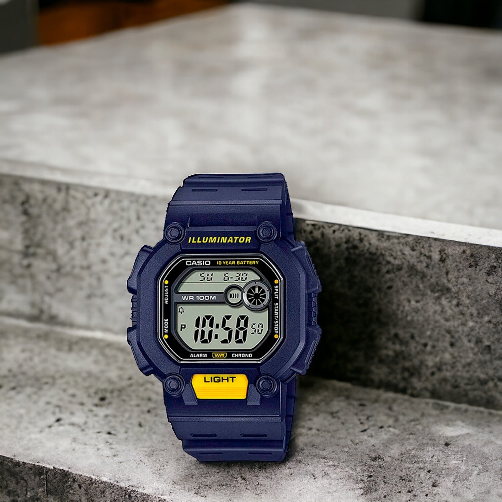 Reloj Casio de Hombre W-737H-2Avdf Classic Line Digital Azul