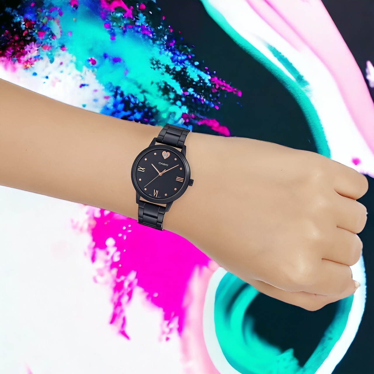 Reloj Casio de Mujer Premium Black Edition LTP-2022VB-1CDR