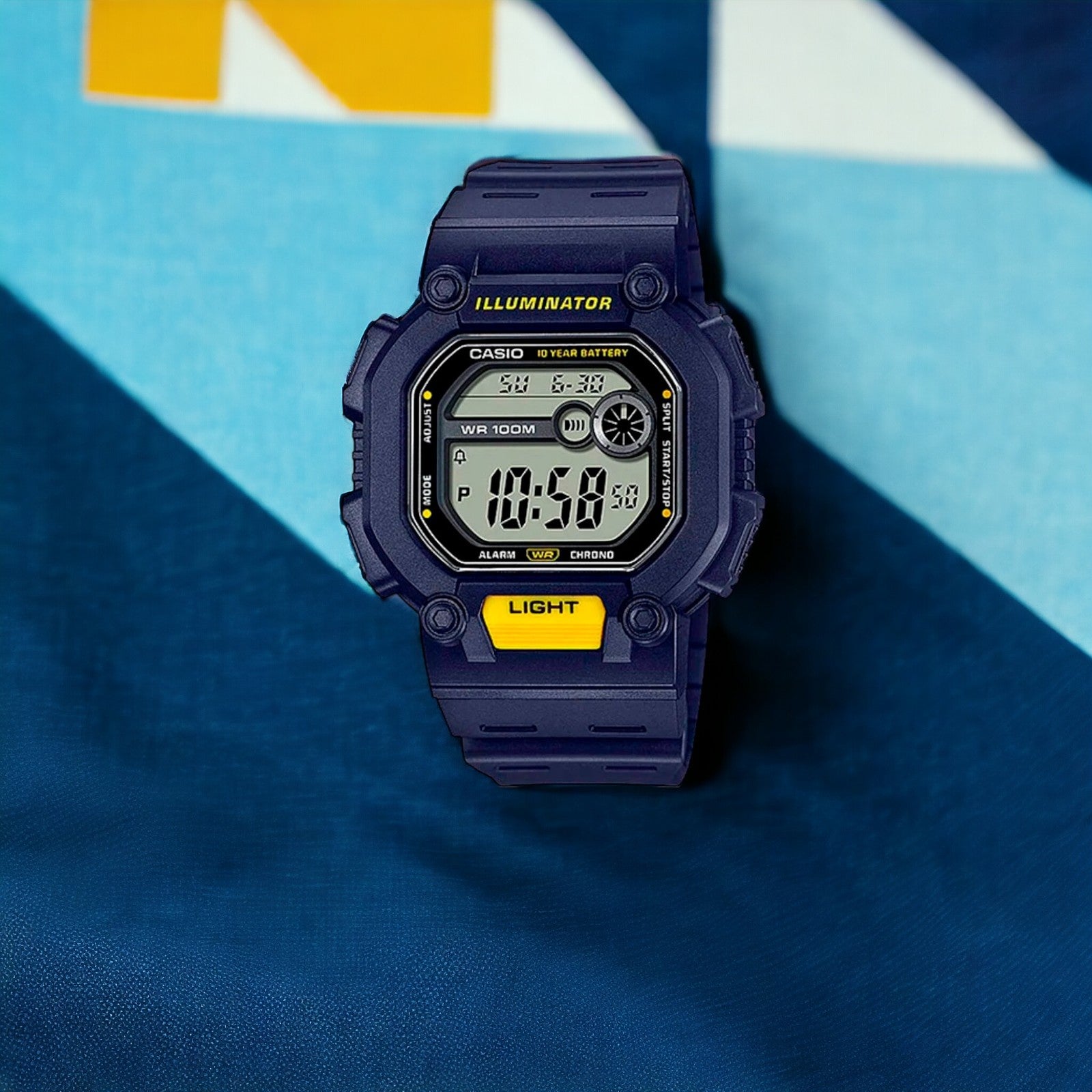 Reloj Casio de Hombre W-737H-2Avdf Classic Line Digital Azul