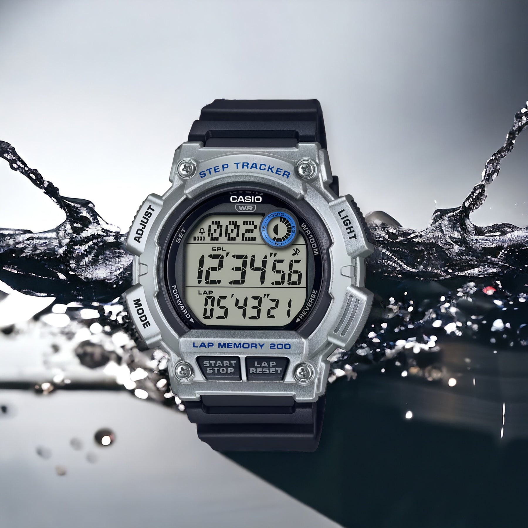 Reloj Casio De Hombre Digital WS-2100H-1A2VDF Grey Edition