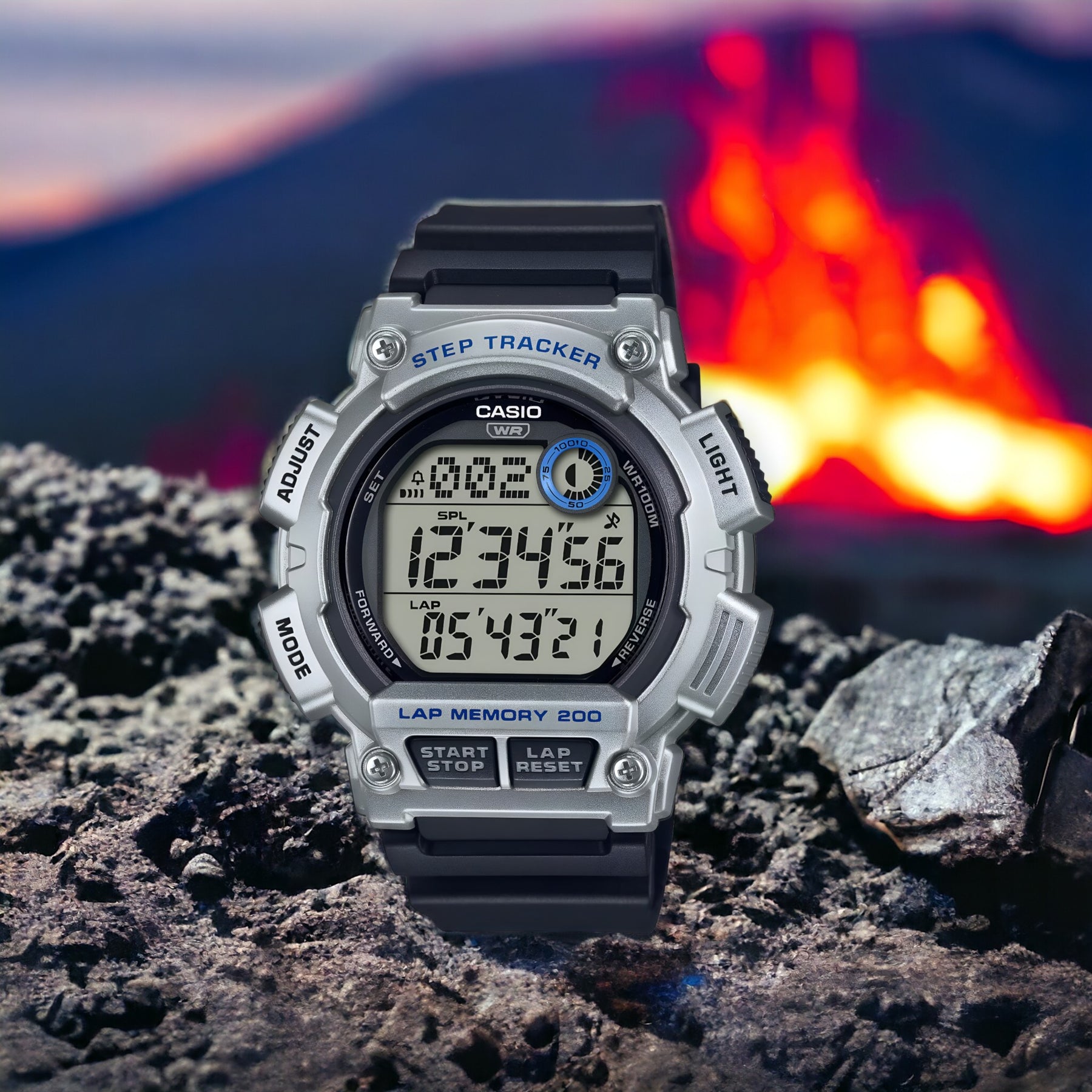 Reloj Casio De Hombre Digital WS-2100H-1A2VDF Grey Edition