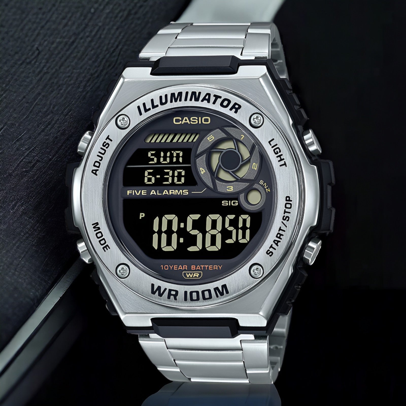 Reloj Casio de Hombre MWD-100H-1BVDF Sport Wear Dark