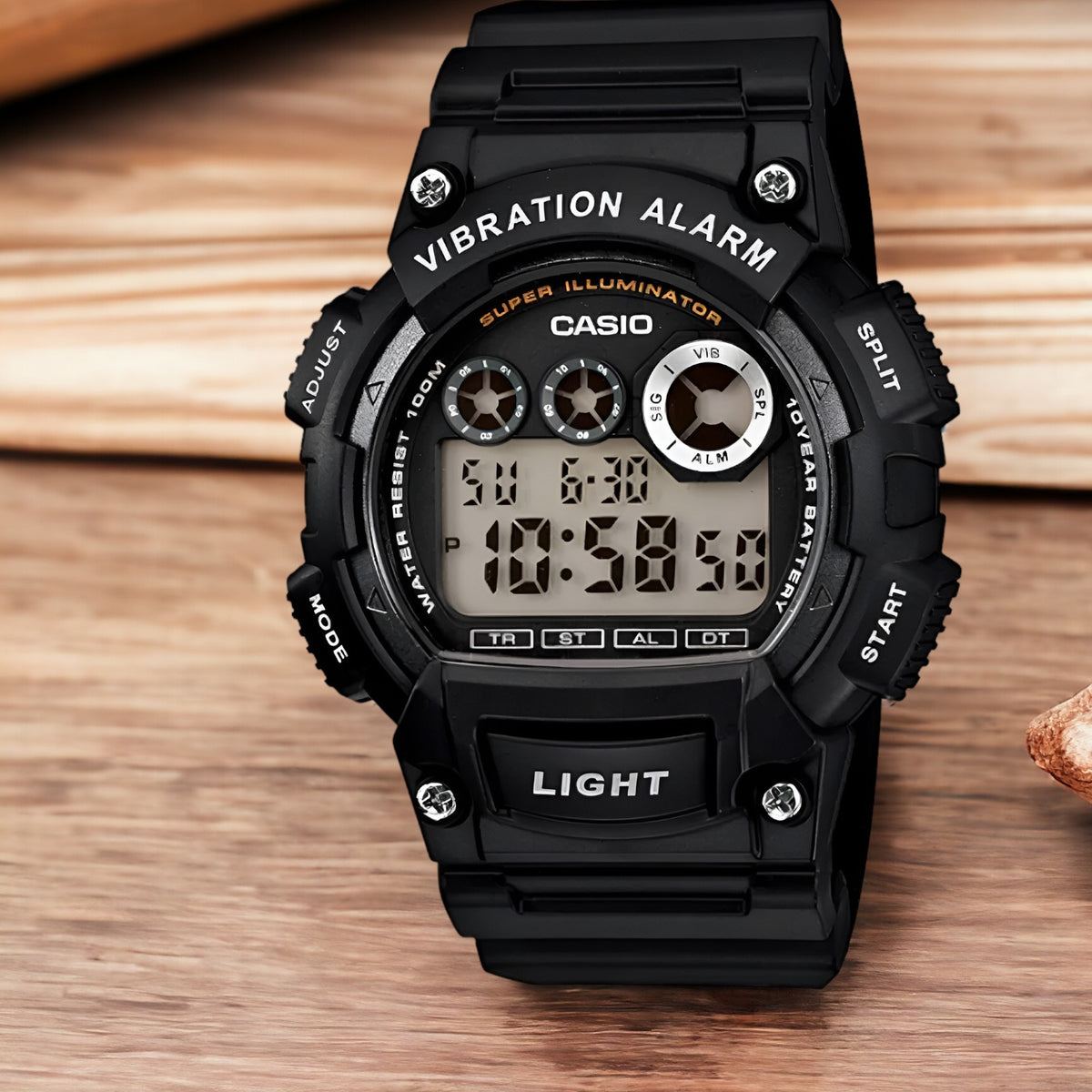 Reloj Casio de Hombre Negro W-735H-1AVDF Classic Digital