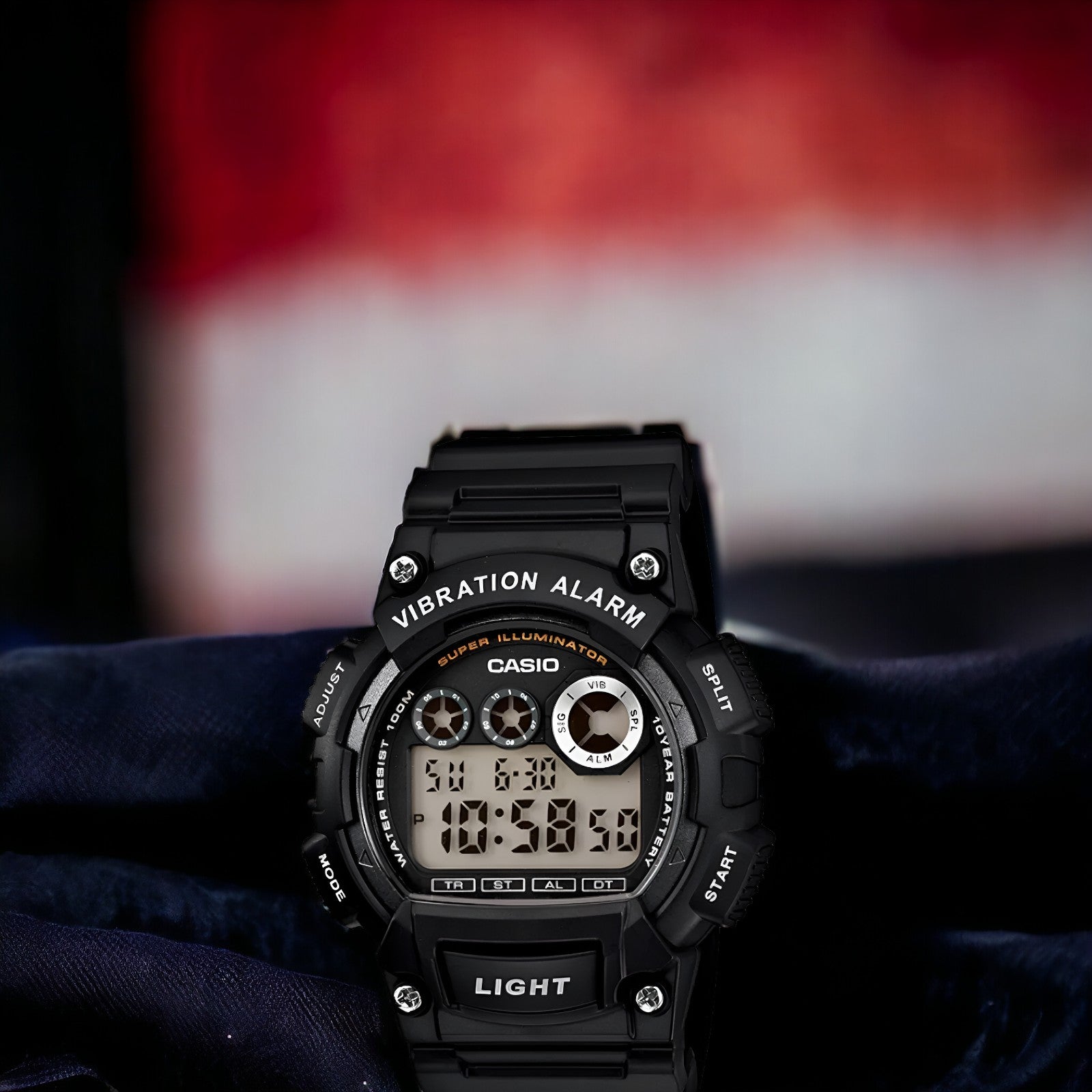 Reloj Casio de Hombre Negro W-735H-1AVDF Classic Digital