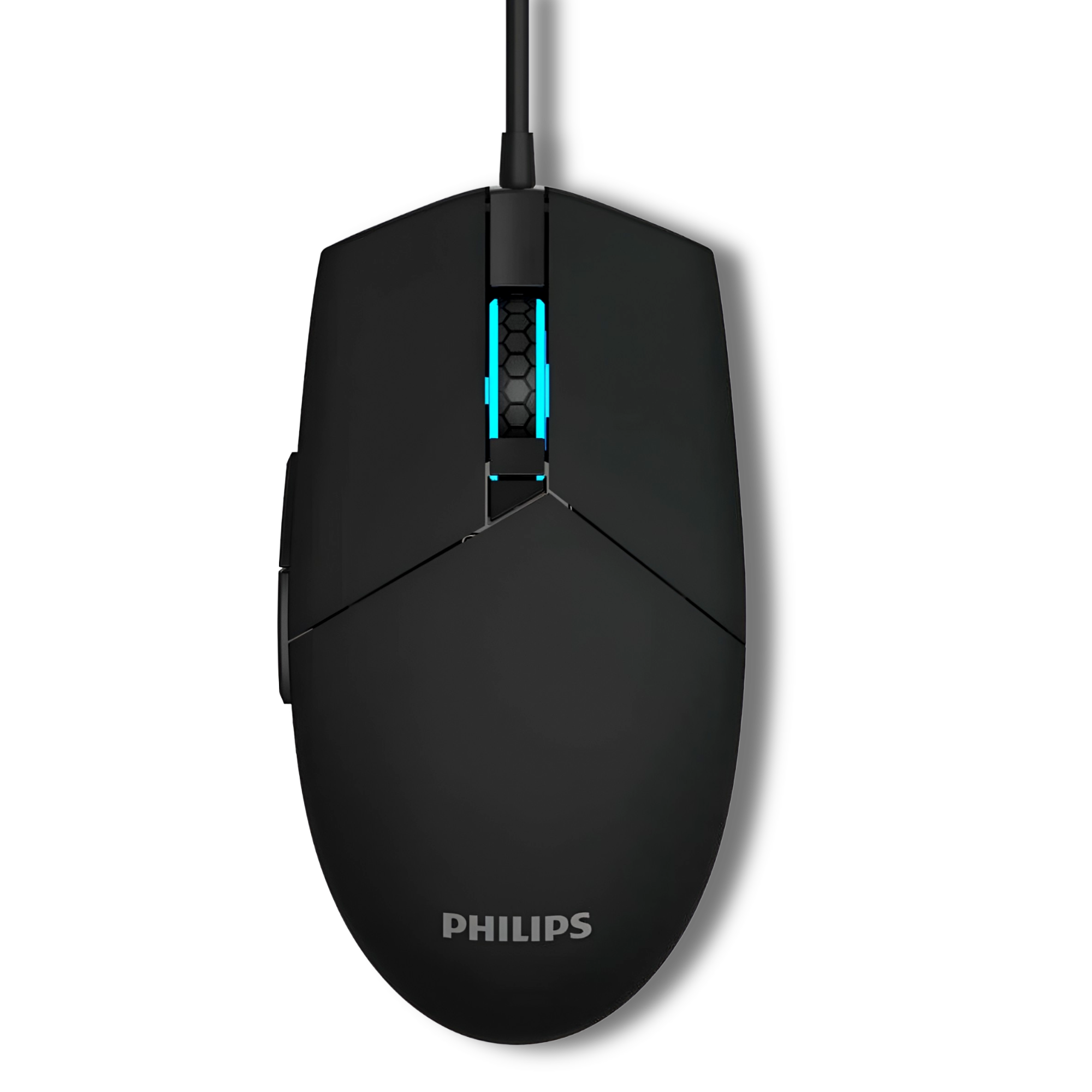 Mouse Philips Multiuso de 6 Botones Retro Iluminado SPK9304