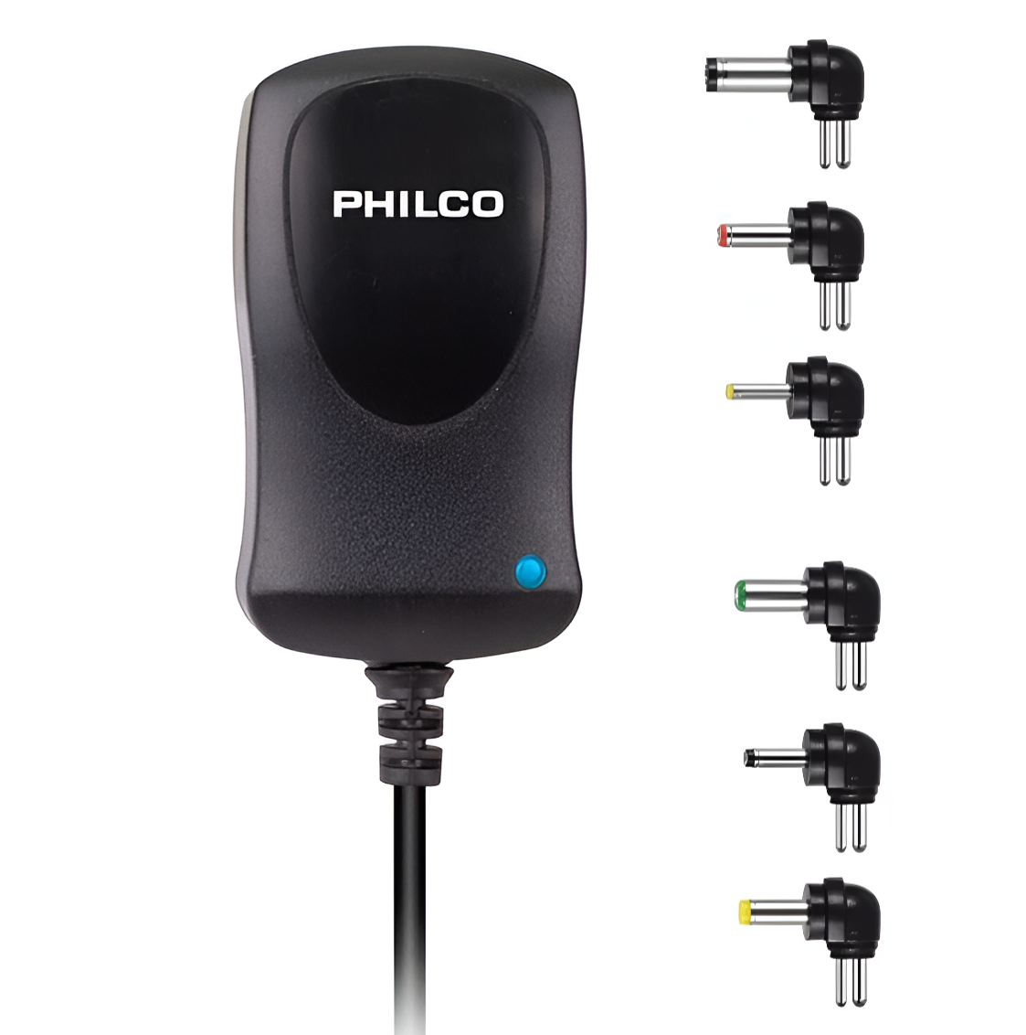 Transformador 12V Regulables 1.2A / 15W + 6 Plug Universales