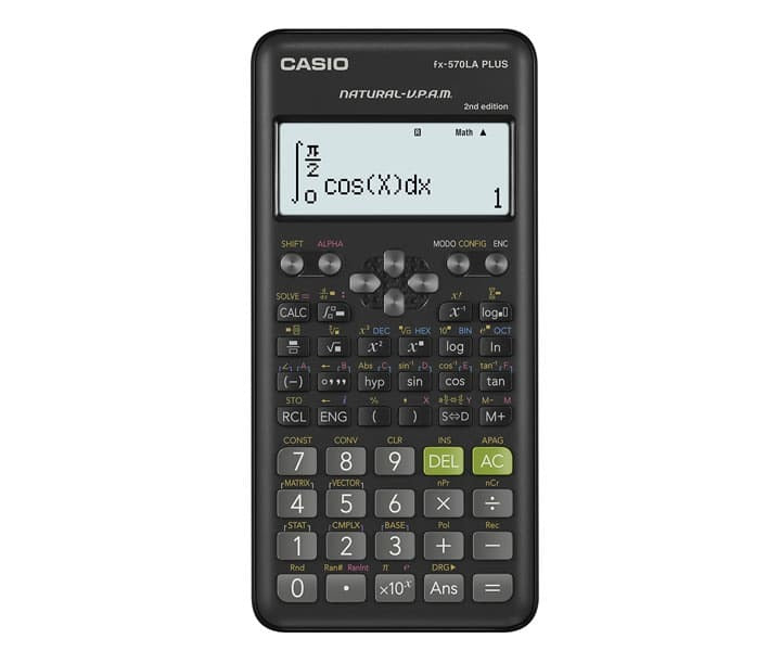 Calculadora Casio Cientifica FX-570LA PLUS 2 + 417 Funciones