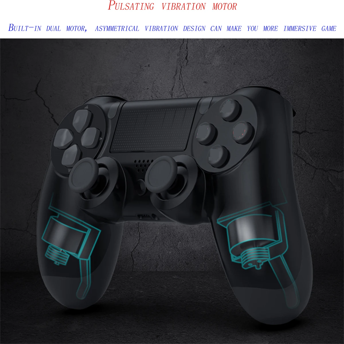 Gamepad Inalámbrico Monster Multiplataformas Rojo