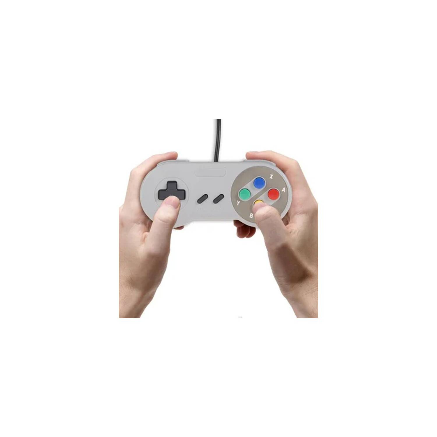 Gamepad USB Retro para Super Nintendo 8 Botones SNES DBC1009