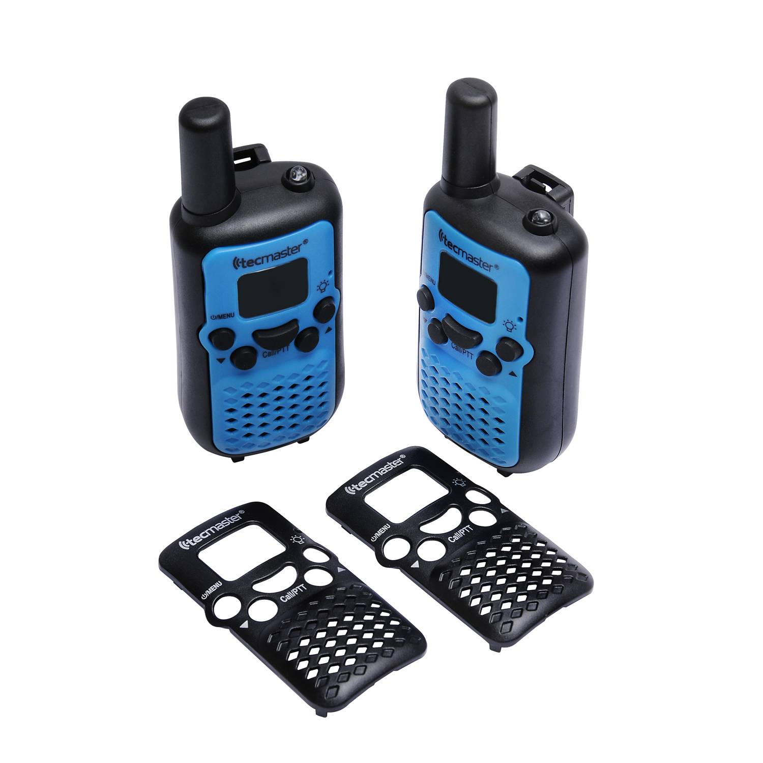 Kit Radios Walkie Talkie Tecmaster 22 Canales Blue
