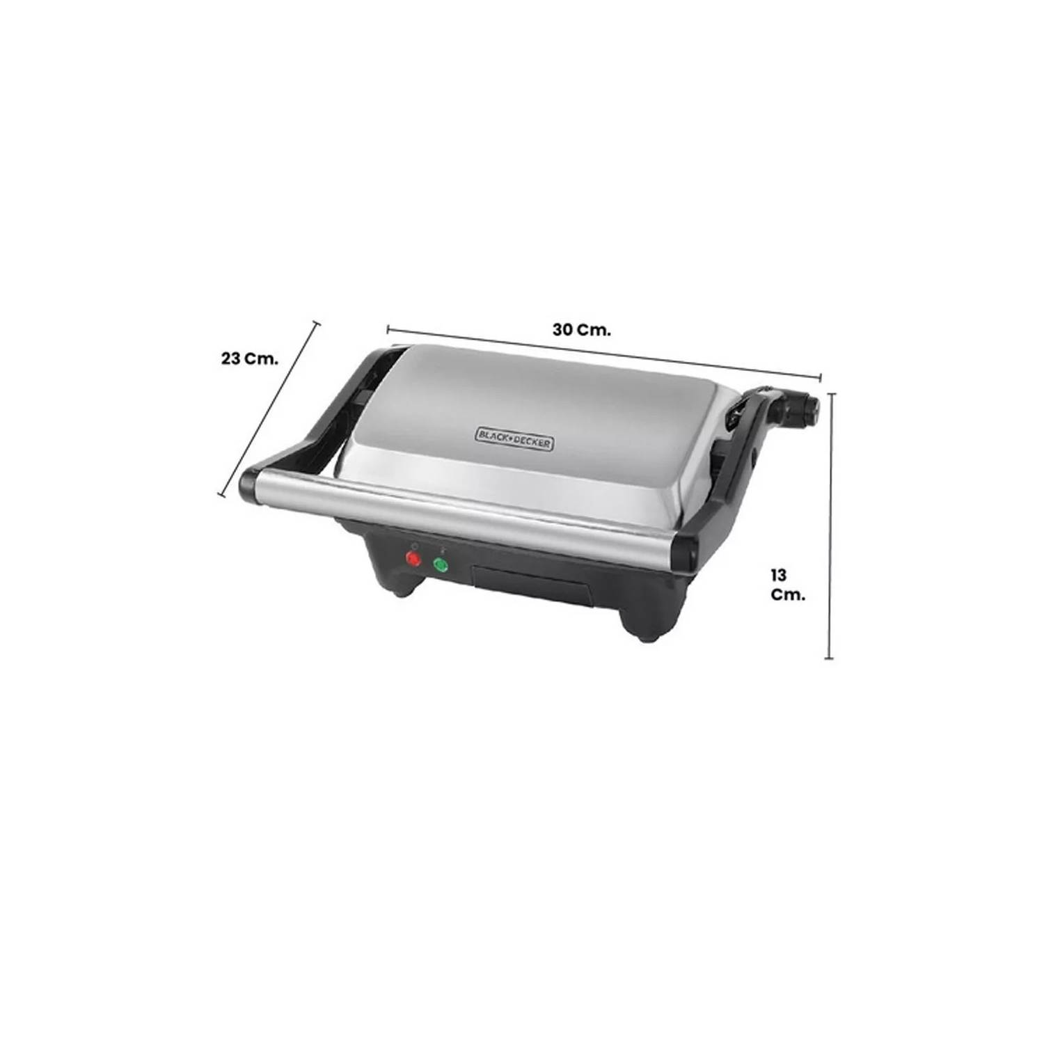 Panini Black + Decker 900W Placas Antiadherentes GR2976-CL