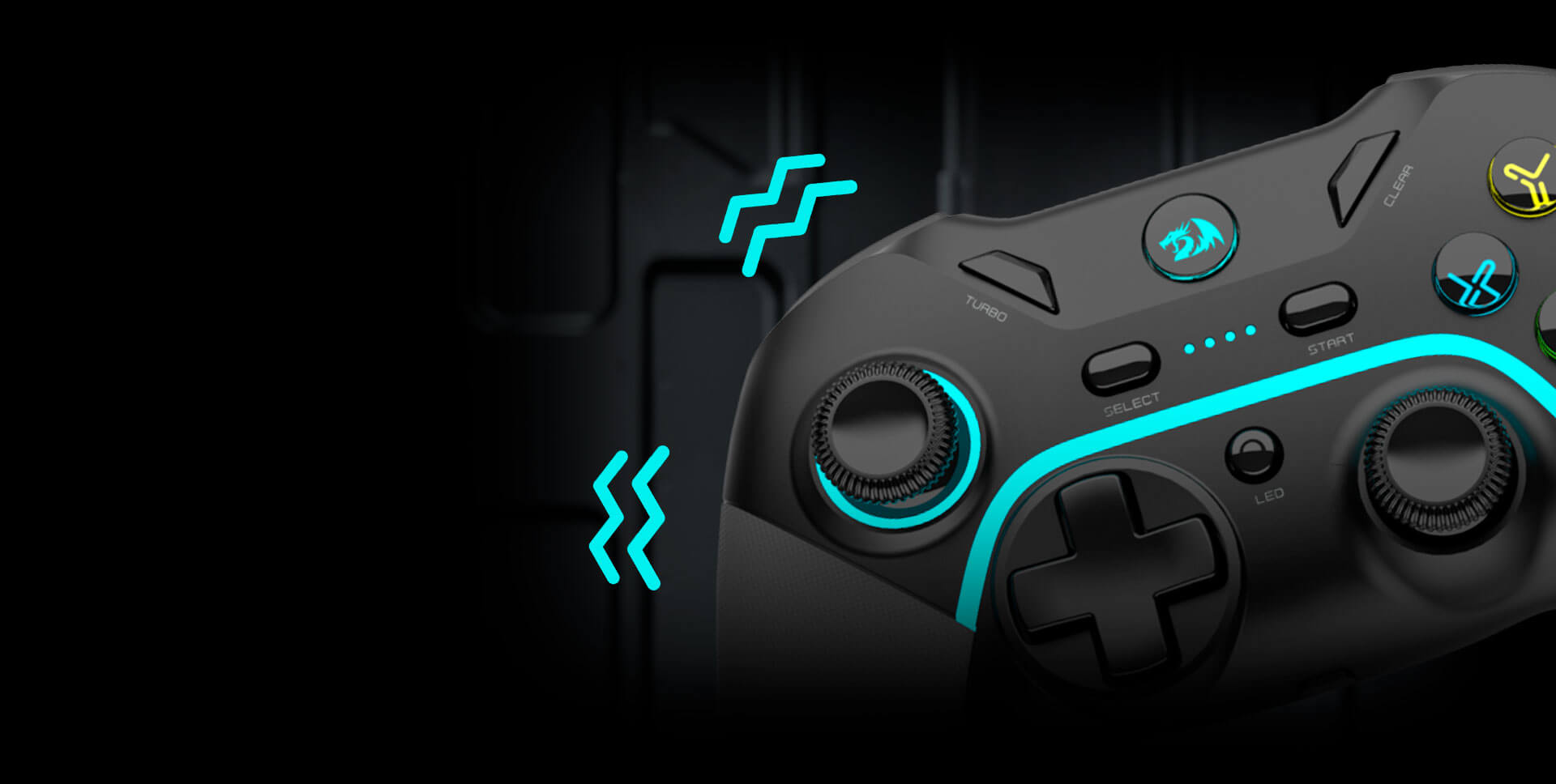 Gamepad Inalámbrico Multiplataforma Redragon Harrow G808-PRO