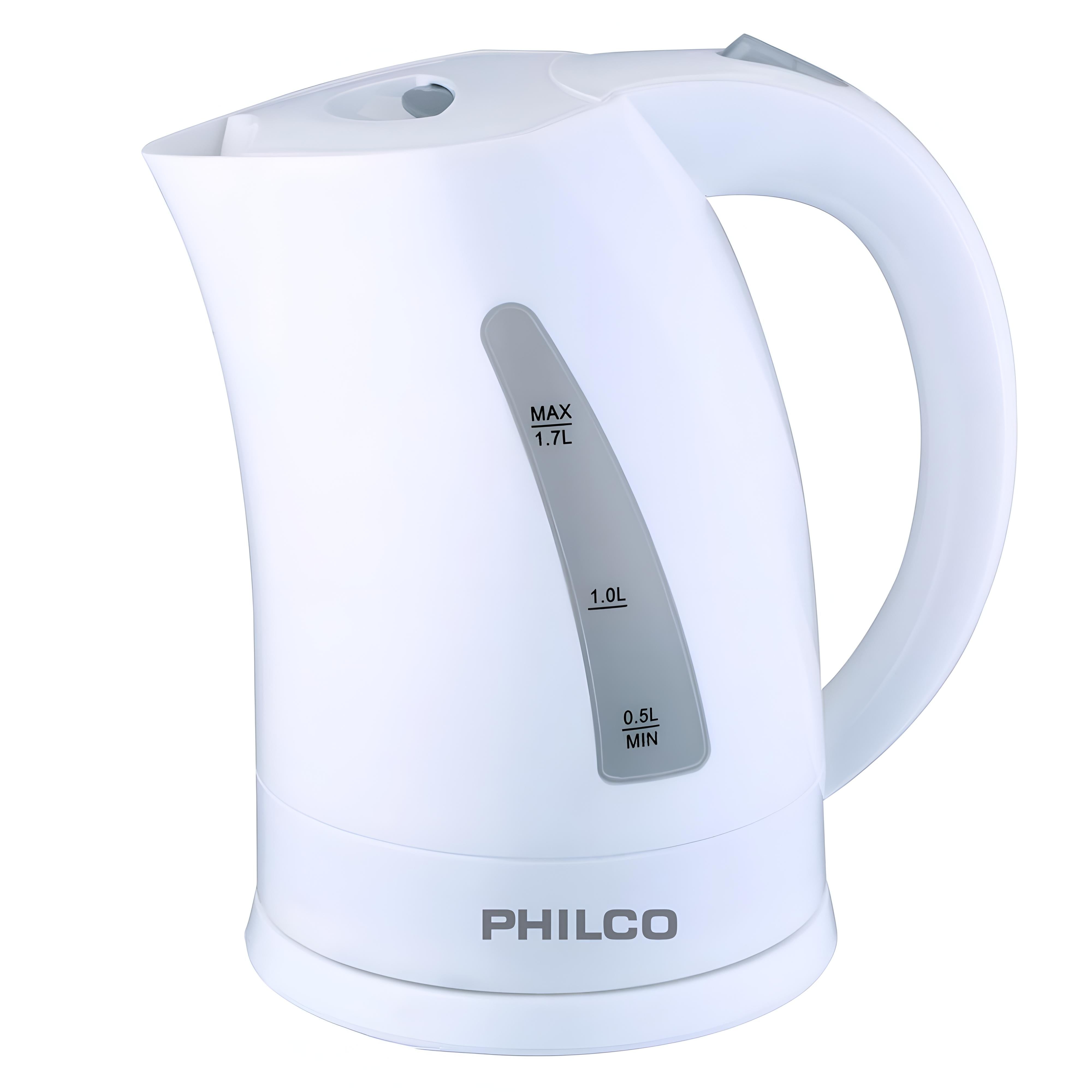 Hervidor Eléctrico Philco 1.7L 2200W K-17 Base con Giro 360º