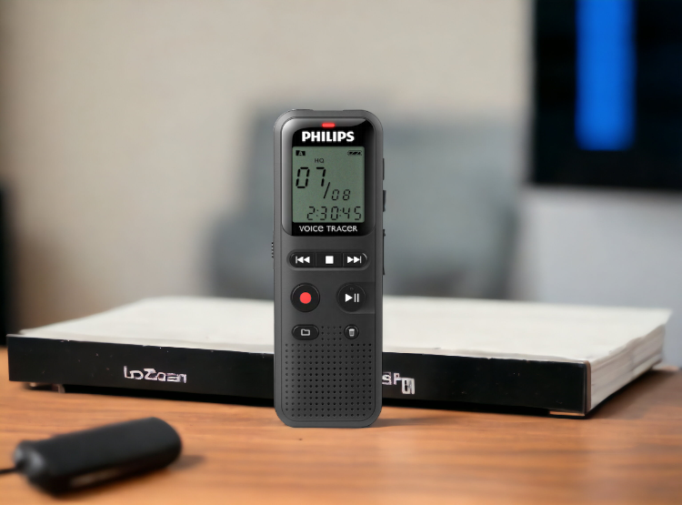 Grabadora de Voz Philips DVT1160 Audio Profesional HIFI 8 GB