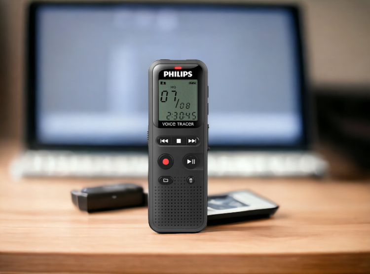 Grabadora de Voz Philips DVT1160 Audio Profesional HIFI 8 GB