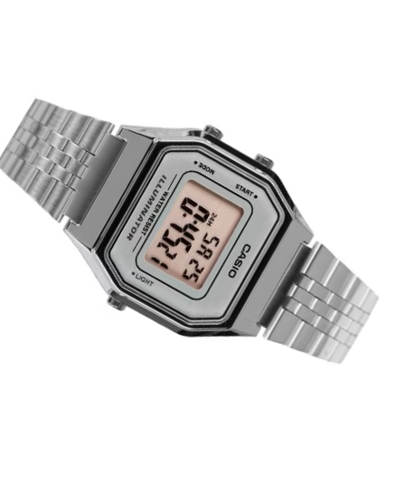 Reloj de Mujer Casio Silver Pink La680Wa-7Df