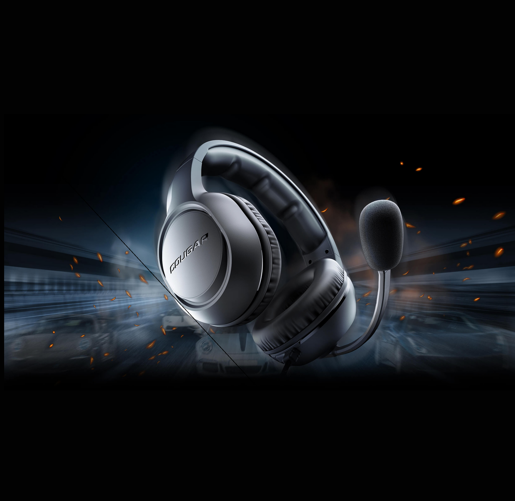 Audifonos Gamer 50mm Cougar HX330 Multiplataformas