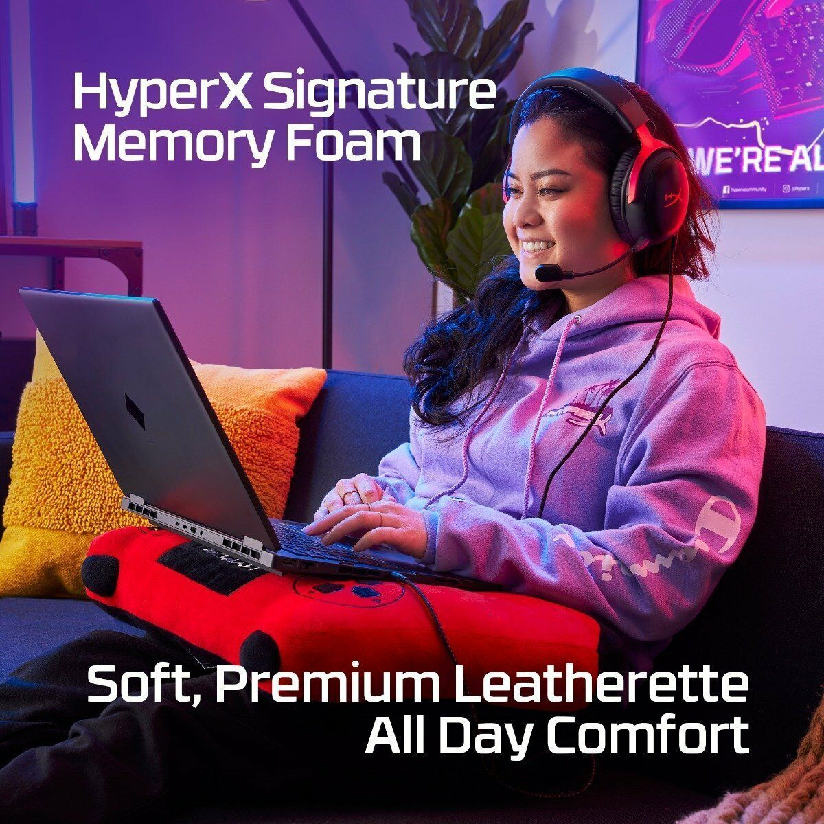 Audífonos HyperX Cloud III USB Comfort Multiplataformas RED