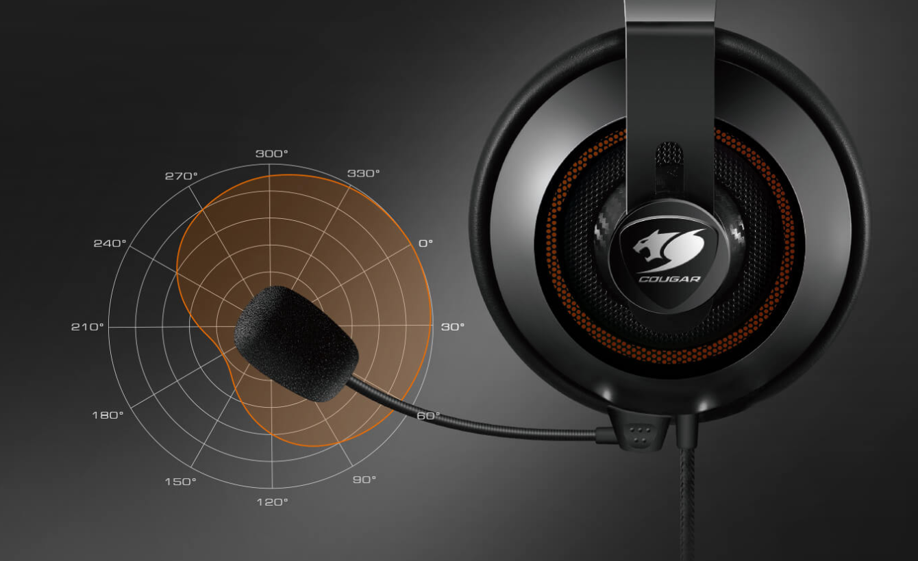 Audifono Gamer Cougar 53mm Phontum S Multiplataformas