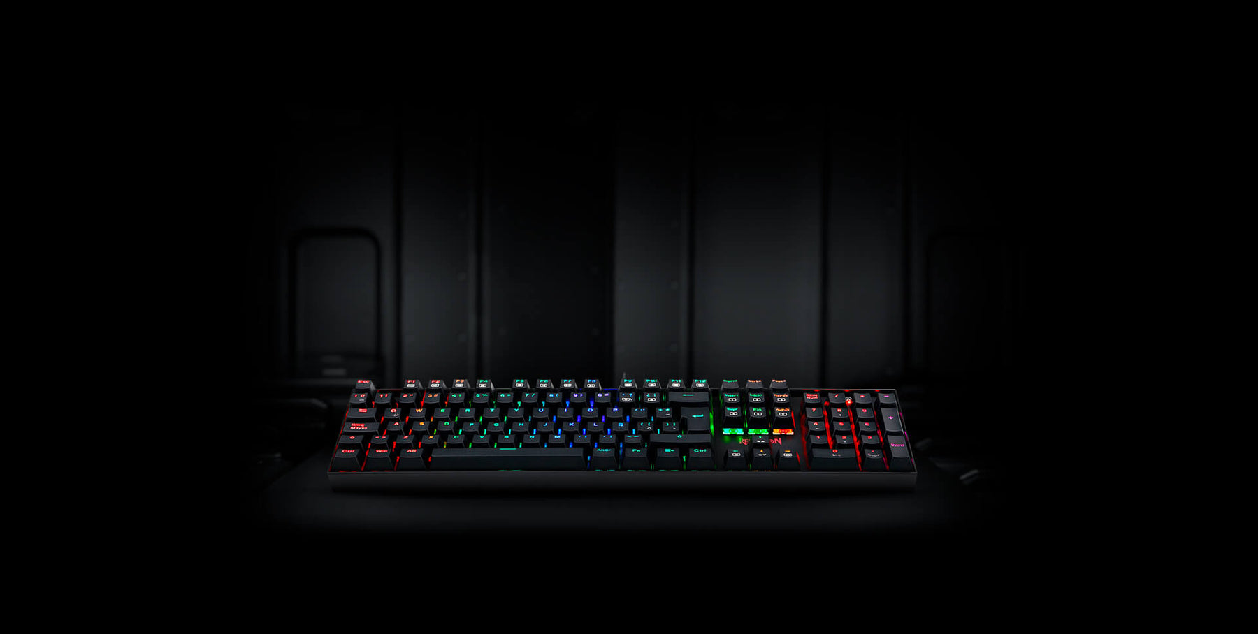 Teclado Gamer Mecanico Redragon Mitra Black RGB K551RGB