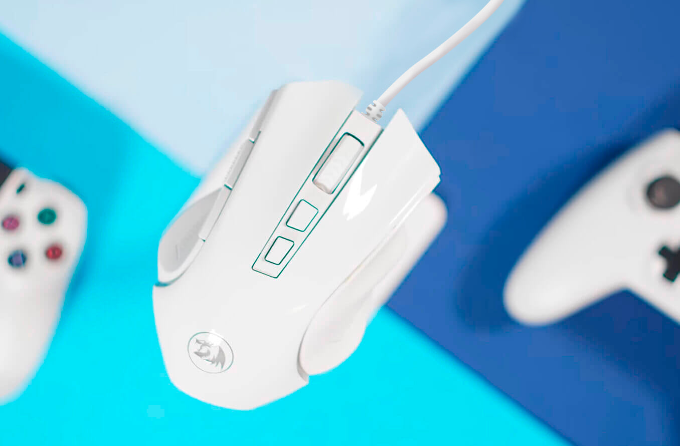 Mouse Redragon Griffin White Edition M607W 7200 DPI 7 Botones