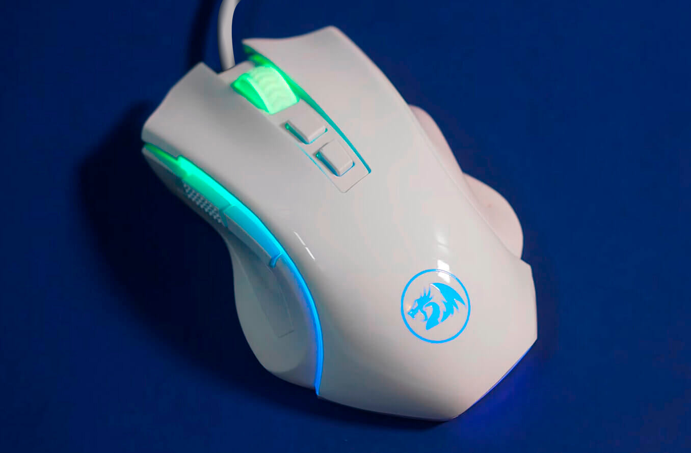 Mouse Redragon Griffin White Edition M607W 7200 DPI 7 Botones
