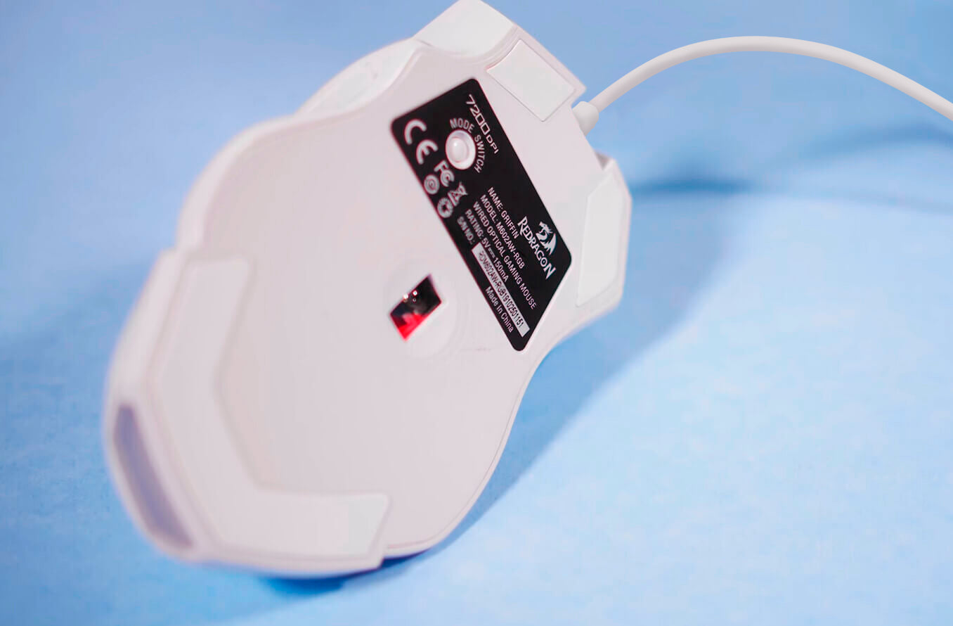 Mouse Redragon Griffin White Edition M607W 7200 DPI 7 Botones