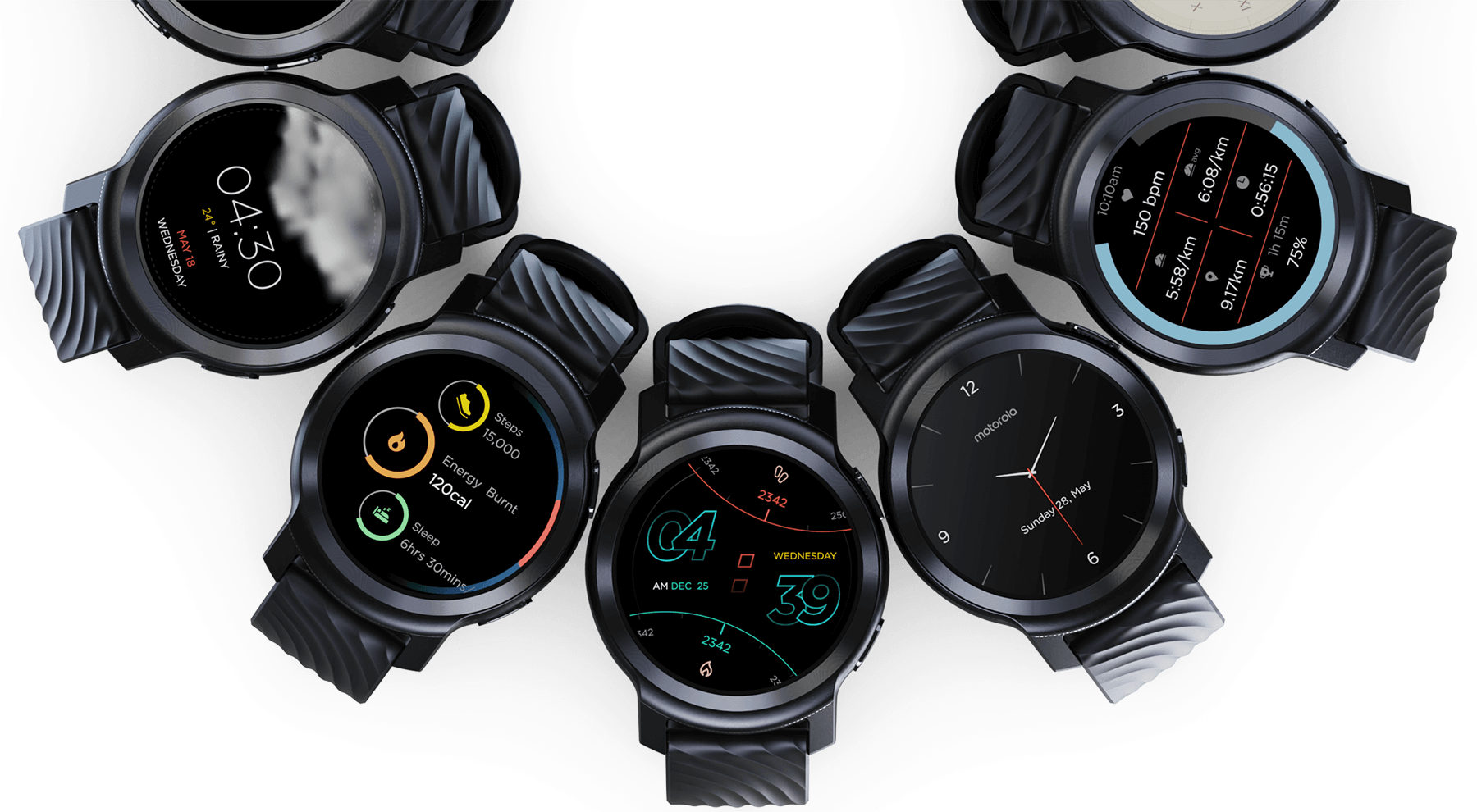 Smartwatch Deportivo Motorola Moto 100 Phantom Sport Edition