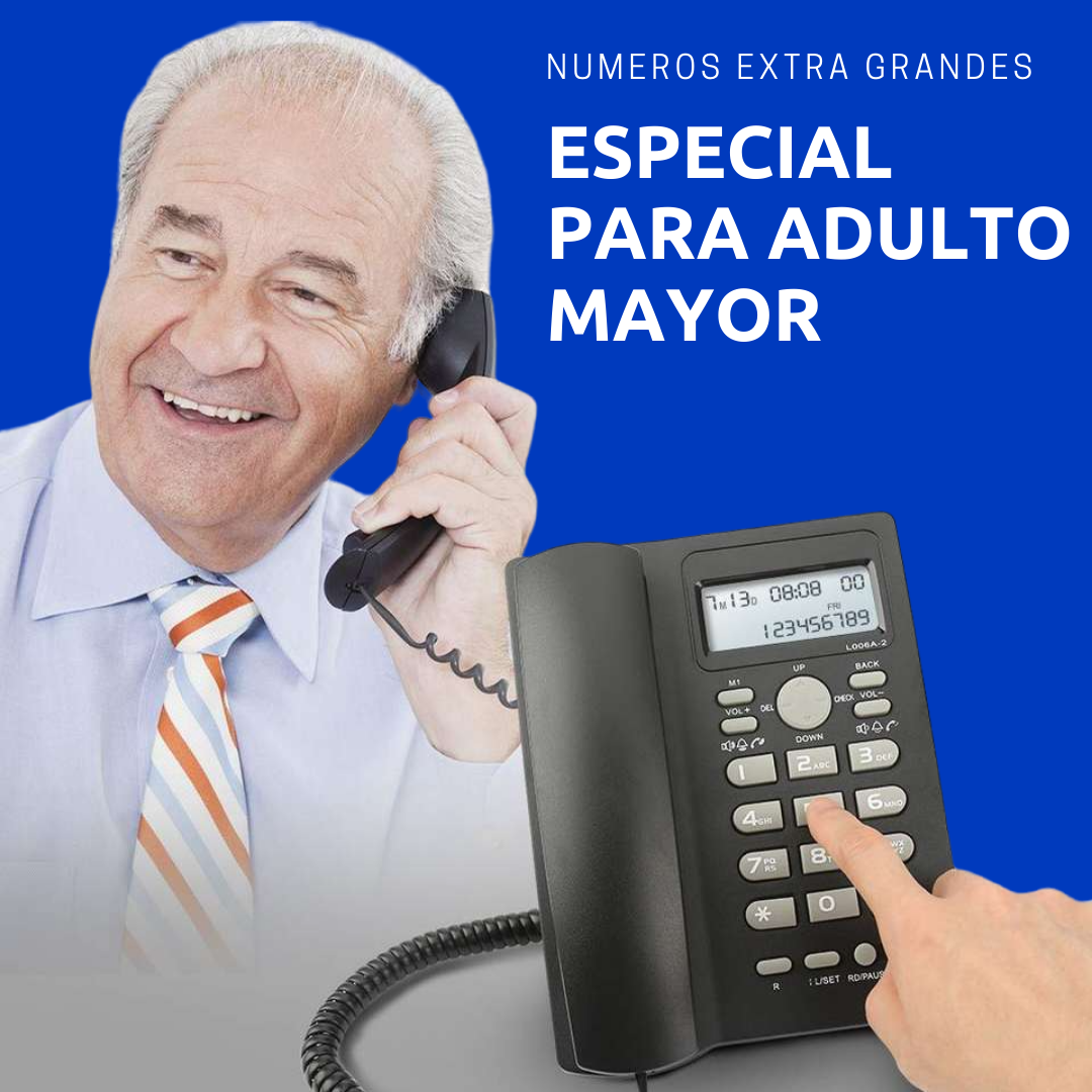 Teléfono De Red Fija Uniden Con Manos Libre Sobre Mesa 7413