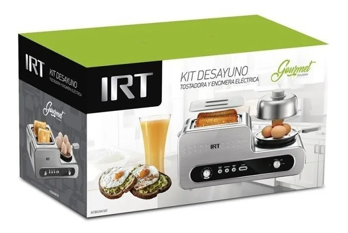 Kit Desayuno Tostadora De Pan + Encimera Irt Breakfast