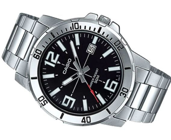 Reloj de Hombre Casio Silver Mtp-Vd01D-1Bvudf