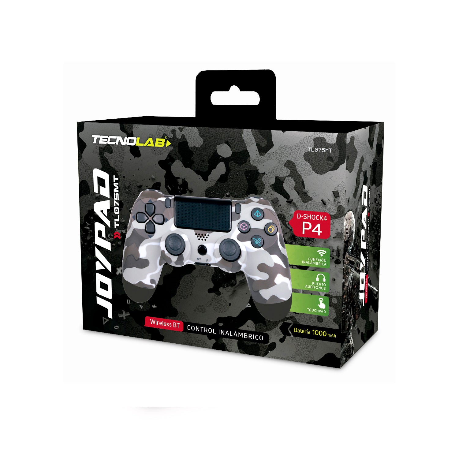 Gamepad Inalámbrico Tecnolab Multiplataformas TL075 Military