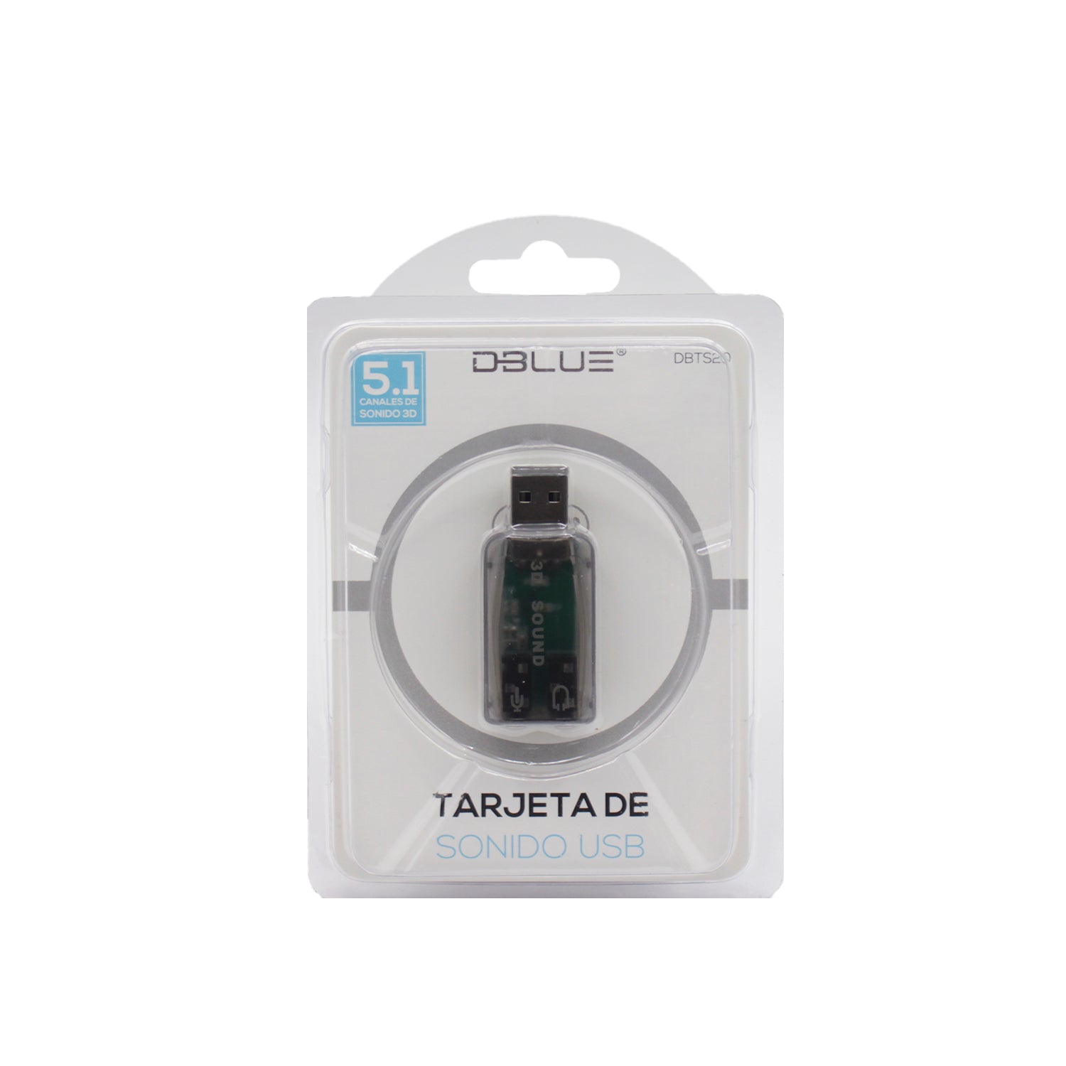 Tarjeta De Sonido Usb Universal Para Audio Y Microfono Ts20