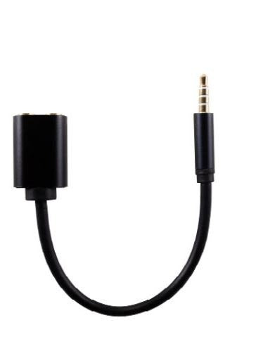 Adaptador de Audio de 3.5 mm a 2 salidas 3.5 mm Audio y Mic