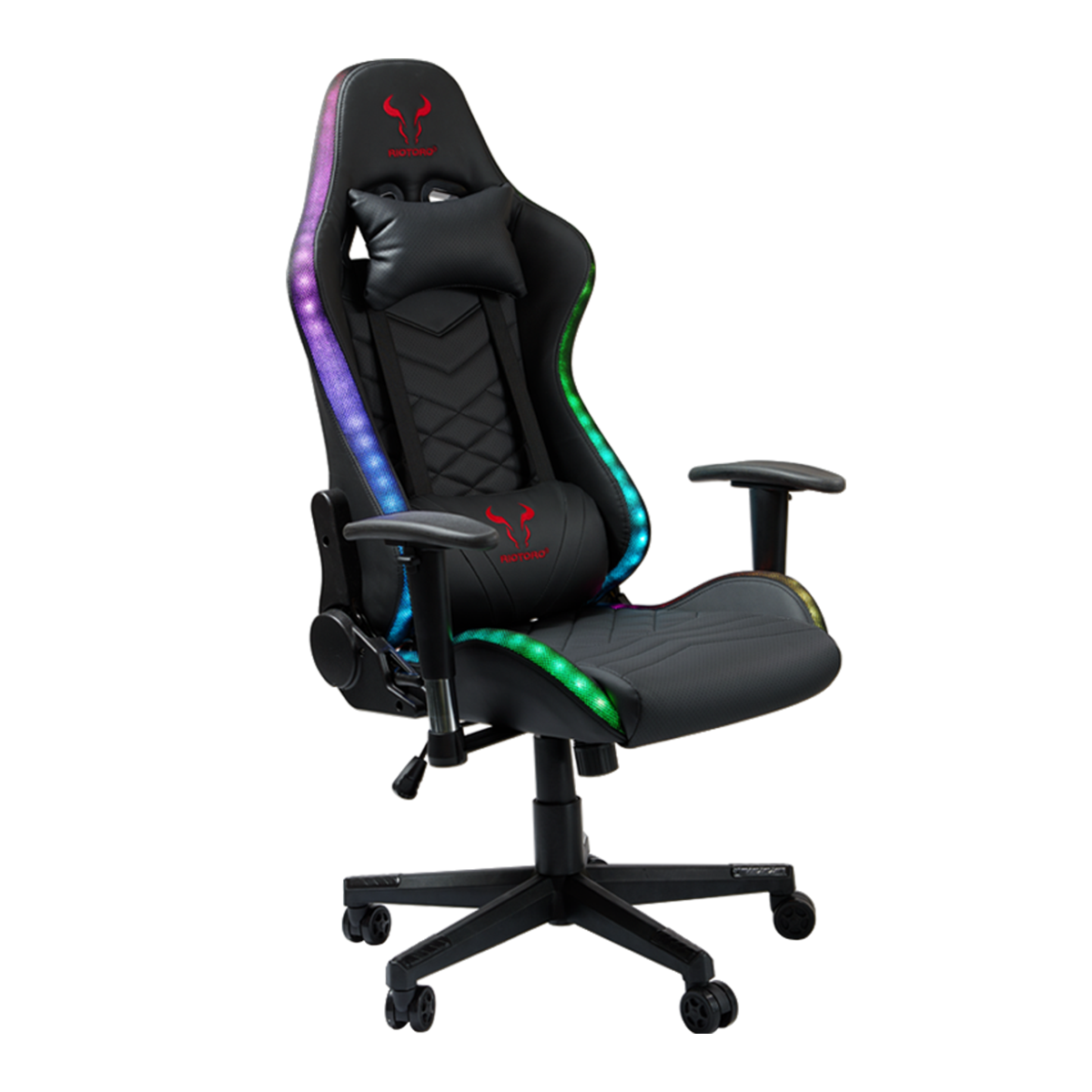 Silla Gamer RGB Riotoro Spitfire X1S Plus Confort + Speaker BT