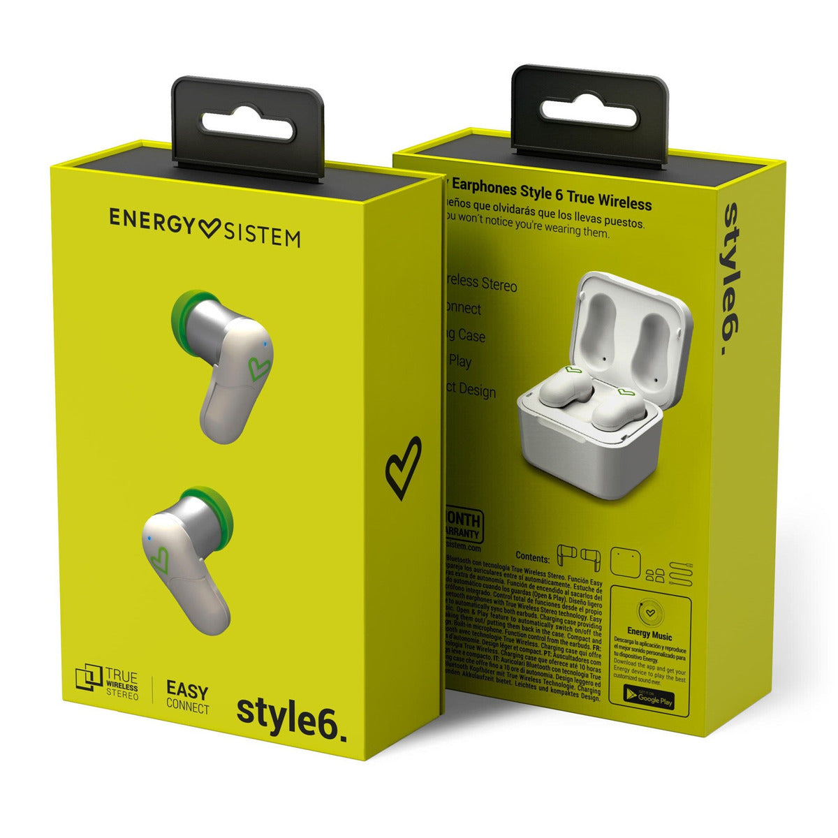 Audifono Energy Sistem Style 6 Bluetooth Blanco 447329