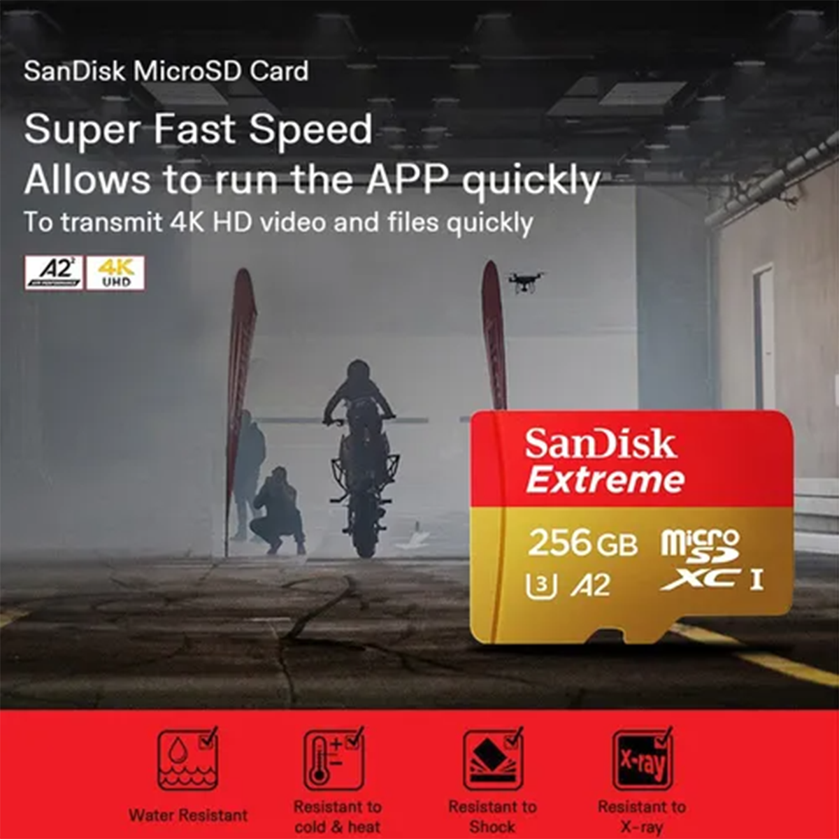 Memoria Micro SD SanDisk 256 GB Extreme Line A2 190 MB/s 4K