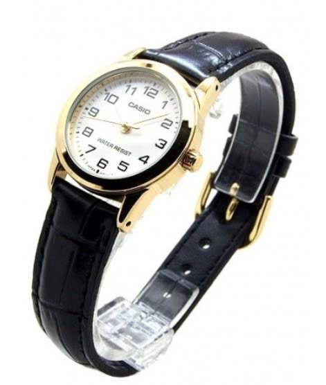 Reloj Casio de Mujer Cuero Negro Ltp-V001Gl-7Budf Classic