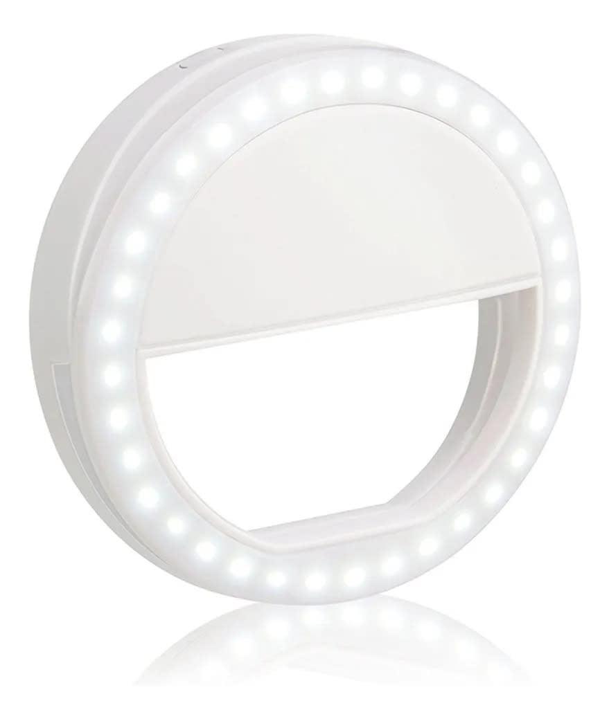 Aro Anillo de Luz Recargable Para Smartphone de Alto Brillo