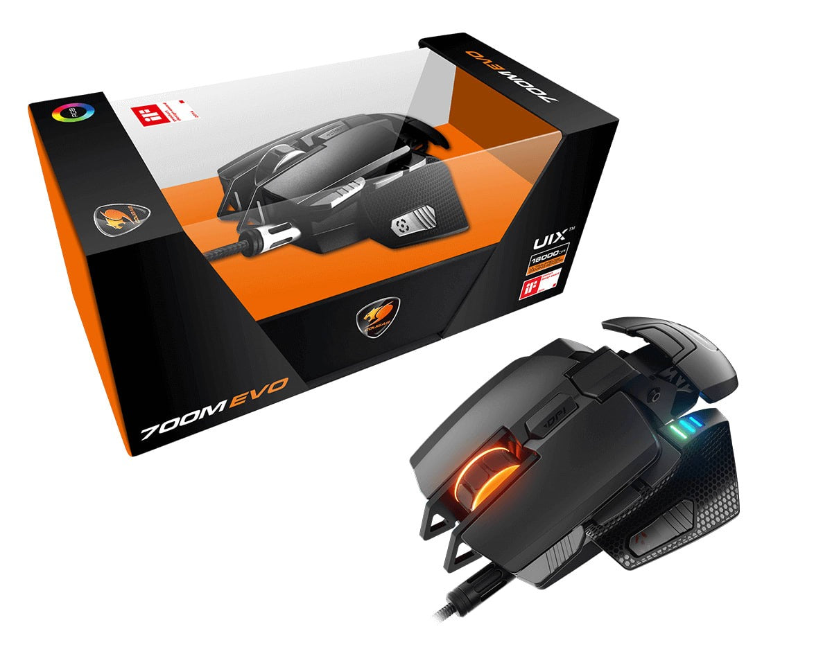 Mouse Gamer Cougar 700M Evo Pro 16000 Dpi Black Edition