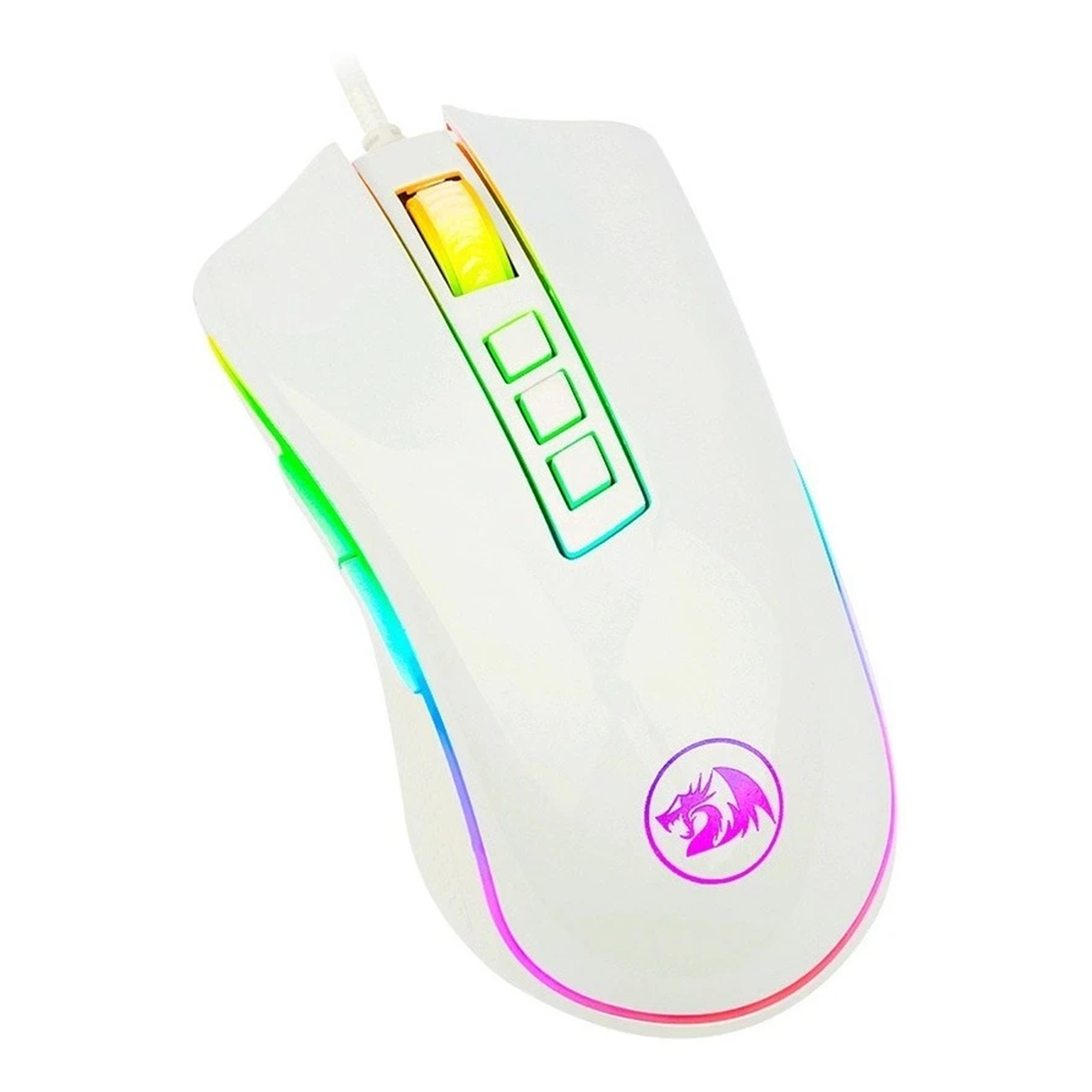 Mouse Redragon Cobra Gamer Blanco M711W Edition Pro