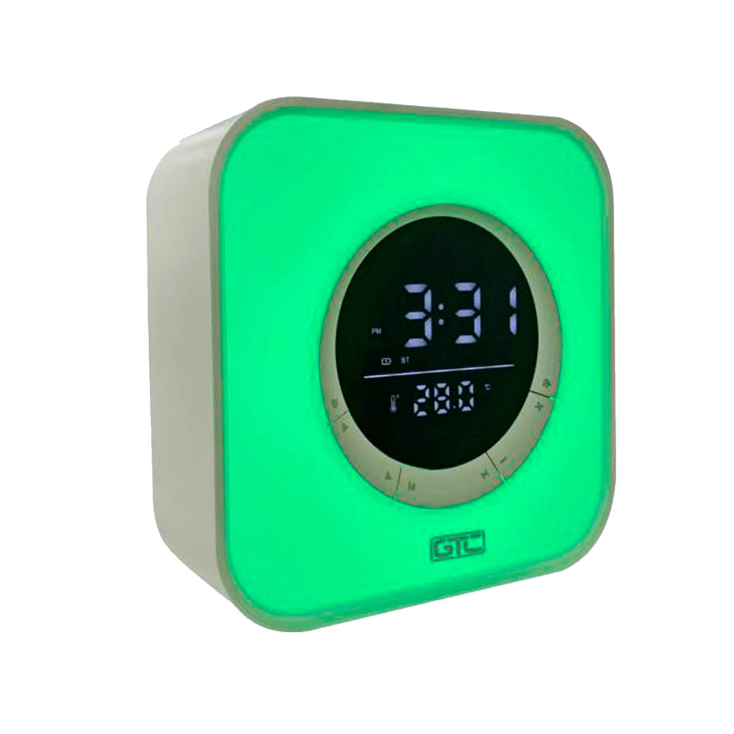 Parlante Bluetooth RGB Despertador Reloj Temperatura SPG-134