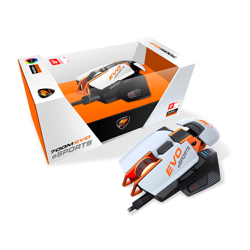 Mouse Gamer Cougar 700M Evo Pro White Gaming Edition